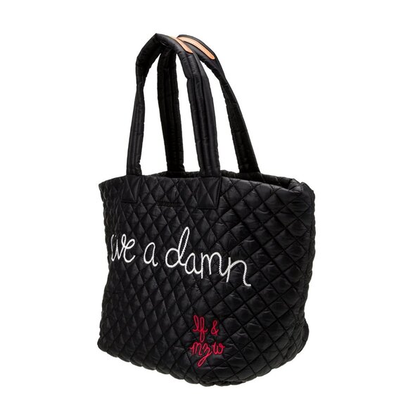 MZ Wallace Lingua Franca Give a Damn Medium Metro Deluxe Tote - Picture 2 of 5
